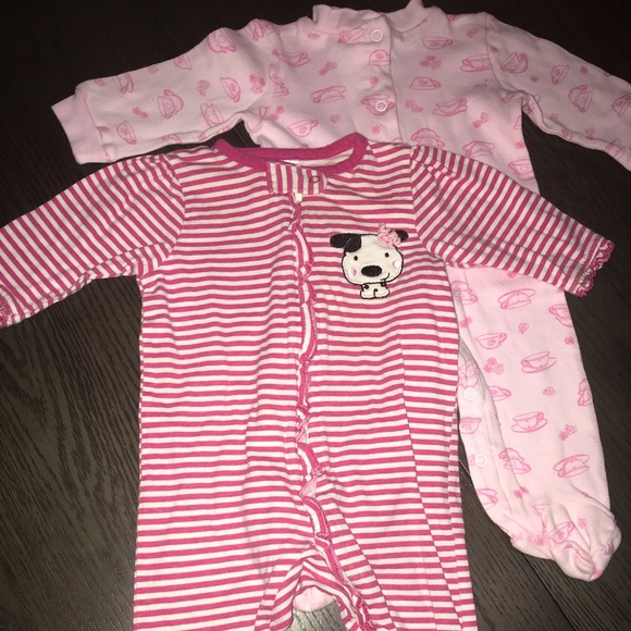 Gerber Pajamas Two Sleepers And One Onesie Poshmark